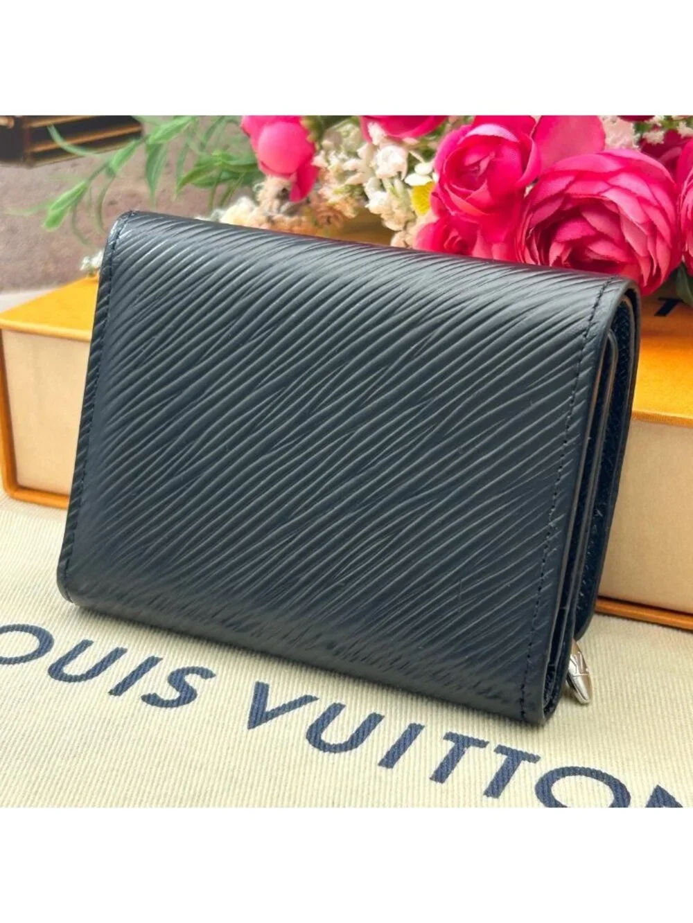 Louis Vuitton Epi Portefeuille Twist Compact XS Wallet